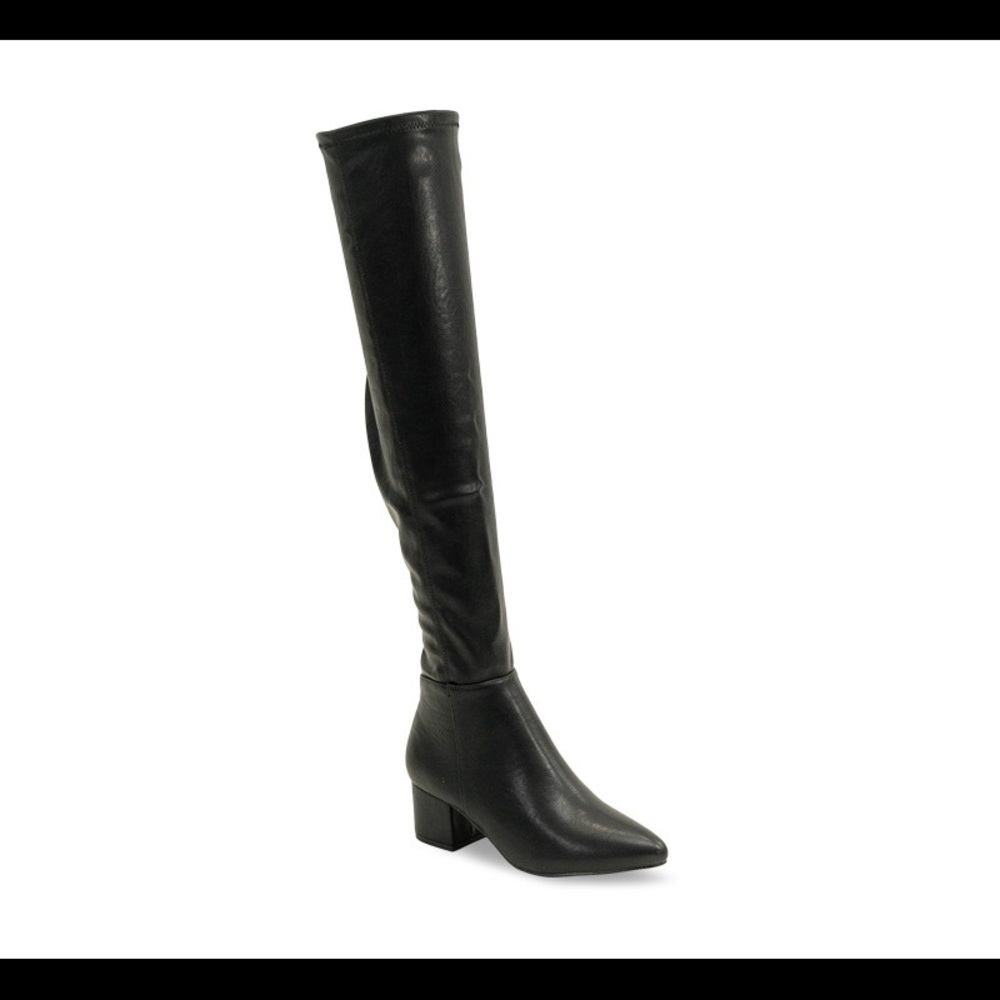 Over The Knee Chunky Heel Boots
